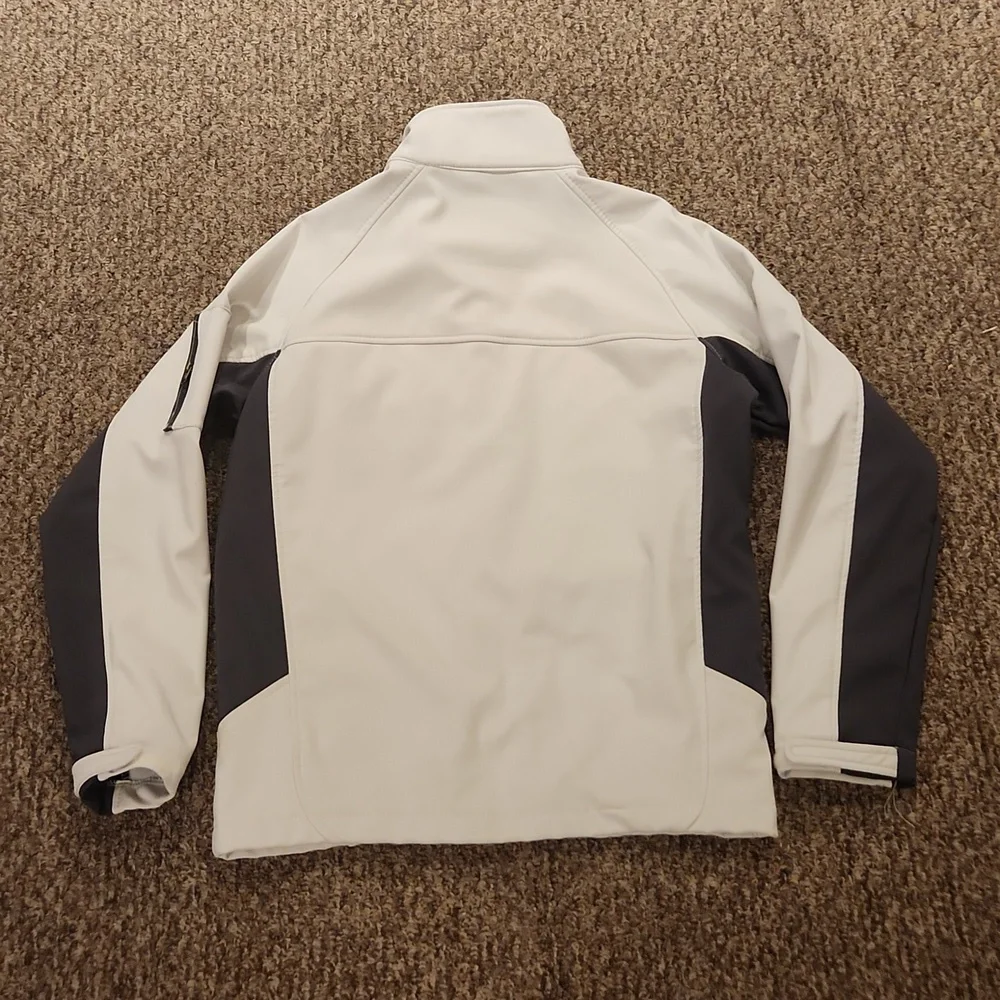 Minus Zero Men's Jacket Size L Color White/Dark Gray